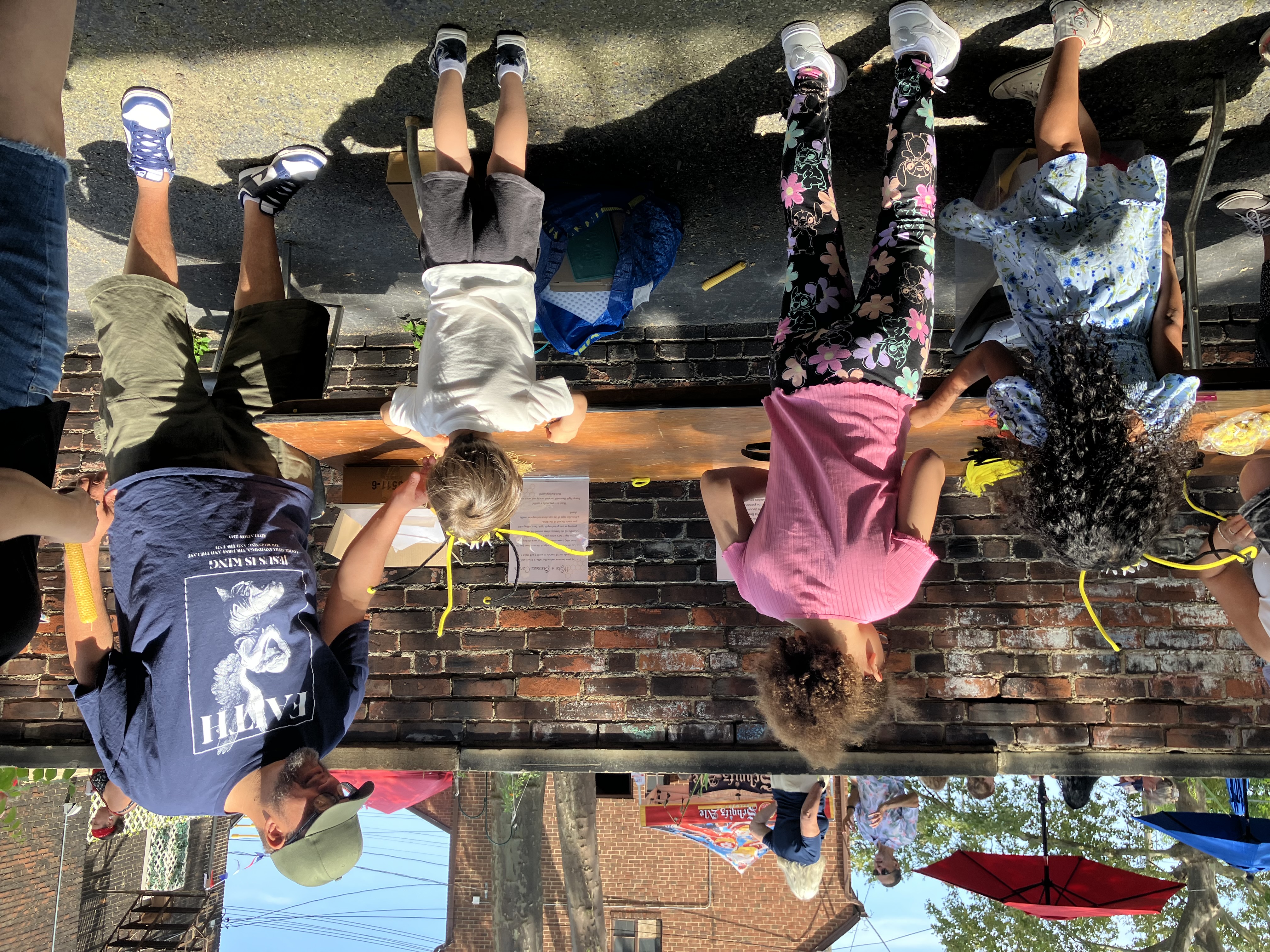 At Zabava, children created crafts like beeswax candles and fire breathing dragons.